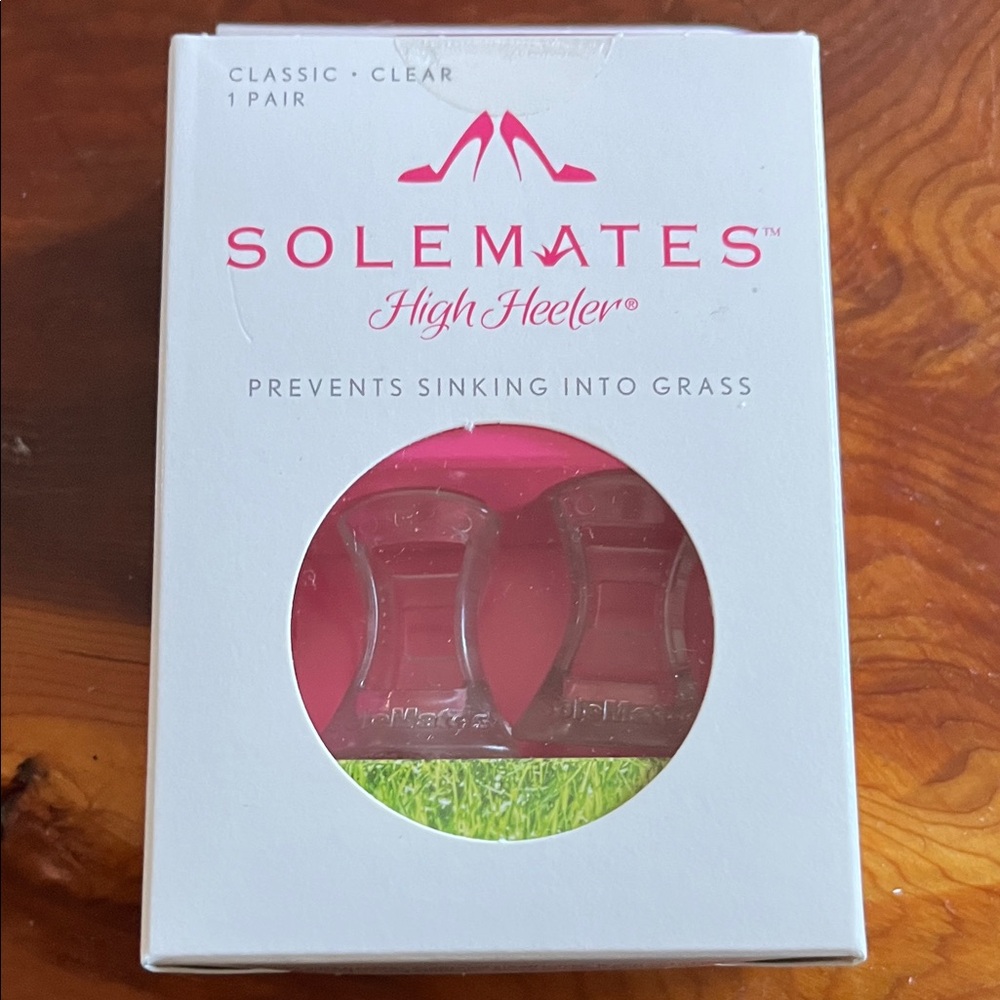 Four Packages Of Clear High Heeler Heel Protectors - Prevents Sinking into Grass